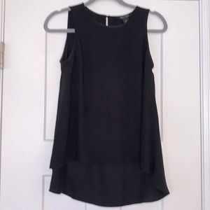 WHBM Black Tunic Top XS